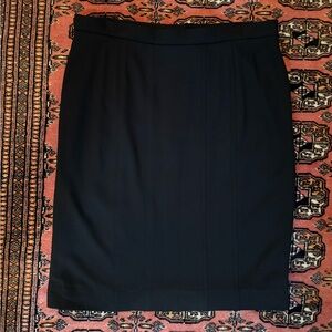 Vintage Chanel Classic Black Skirt